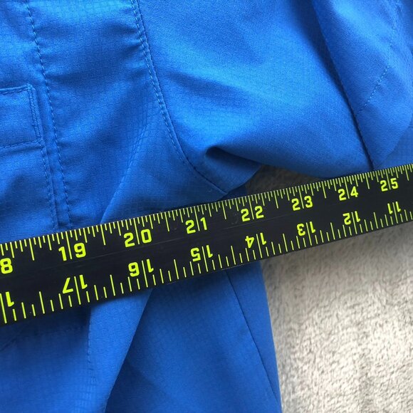 Columbia Mens Fishing Shirt Large Short Sleeve Blue Button Up Vented Outdoors - Picture 7 of 16